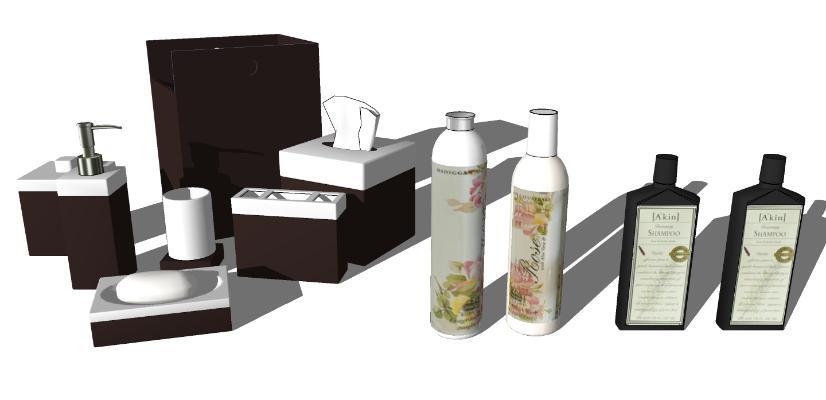 现代风格洗涤日用品 洗浴用品 卫浴用品