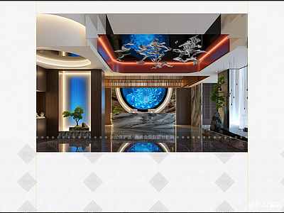 现代酒店大堂