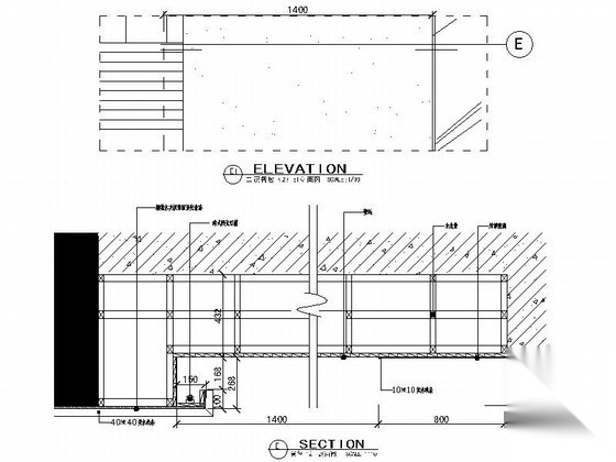 成套灯片、玻璃、镜子墙面造型节点详图CAD图块下载 墙面通用节点 墙面通用节点