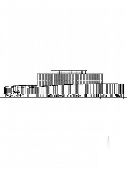 [浙江]现代风格多层省级剧院建筑设计施工图（知名设计院... 公共建筑