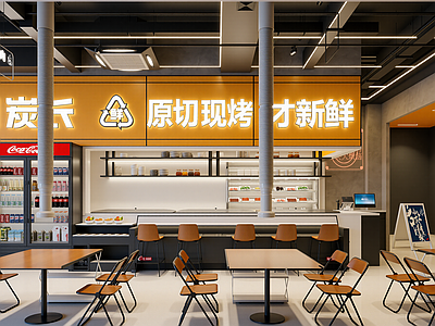 工业快餐店