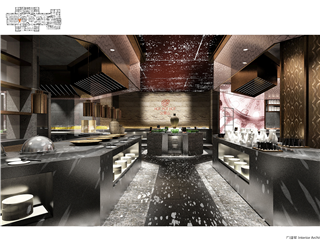 北京宴山大悦诚餐饮店 全套CAD施工图 56张效果图