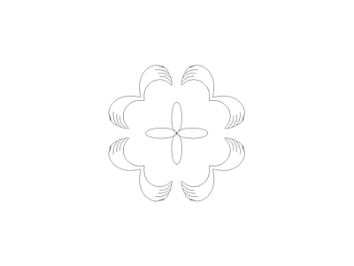 种植物平面图例 红栌