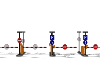 高速路关卡道闸