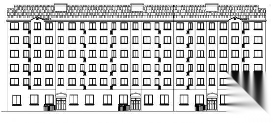 某六层宿舍楼建筑施工图