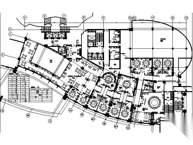 [天津]某五星级酒店中餐厅施工图