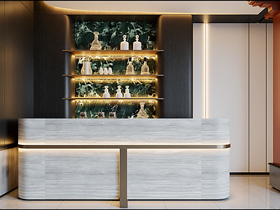 新中式酒店大堂