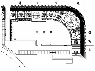 某商业广场施工图全套 商业景观