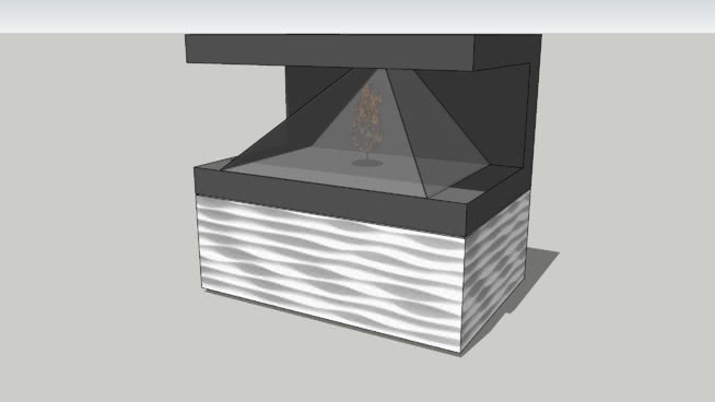 全息3D显示/壁炉 台灯 盒子 显示器 书 垃圾箱