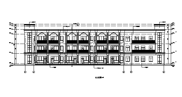 [上海]儿童活动中心及商业、地下车库建筑施工图（全专...