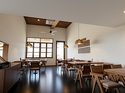 现代快餐店
