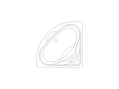 卫浴设施 现代家具图块别墅家具图块施工图