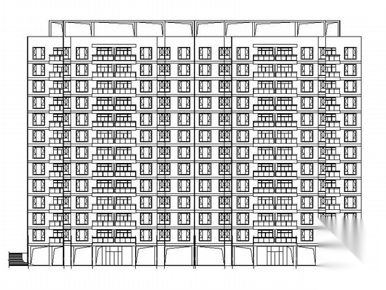 [广东]现代风格高层住宅安置区规划设计施工图