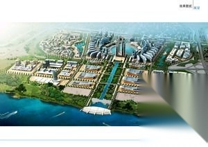 武汉新区滨水区概念性城市设计 规划设计