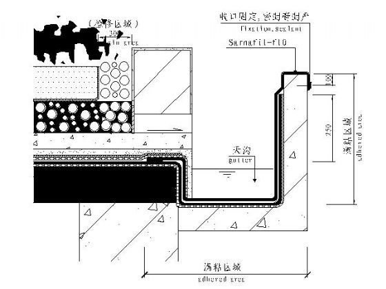 屋顶花园防水设计施工详图