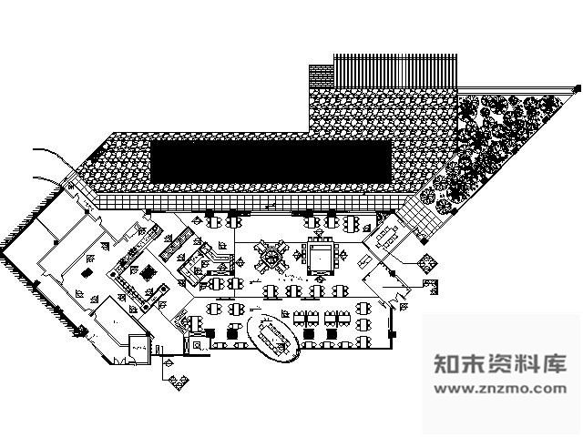 施工图东莞某酒店亚洲熟食区装修图