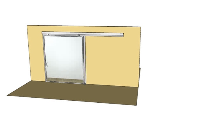 推拉门 草图大师模型