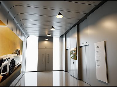 现代电梯厅