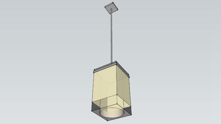 吊灯 草图大师模型