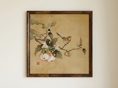 花鸟装饰挂画挂画