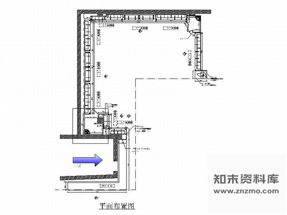施工图重庆大型服装连锁商场青年女装专卖店装修施工图含效果