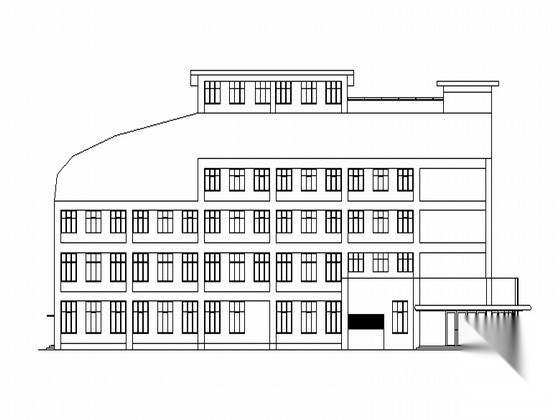 [都江堰市]某五层图书馆建筑施工图（课程设计）