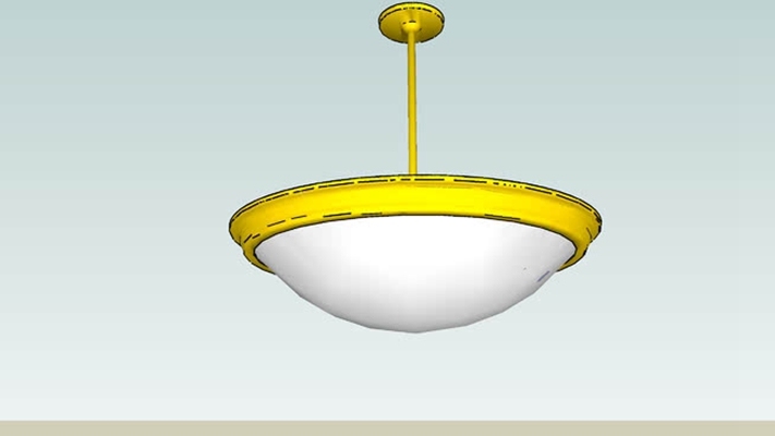 吸顶灯 草图大师模型