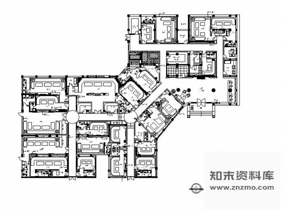 施工图重庆某大世界奢华KTV室内设计装修图