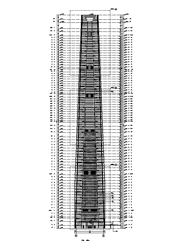 [深圳]300多米超高层地标性商业办公综合体建筑施工图...