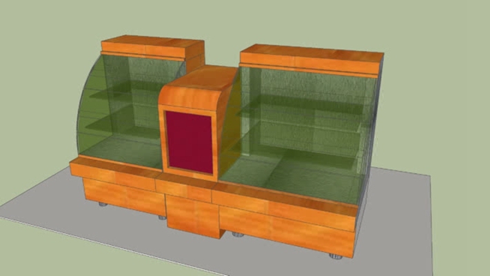 橱窗 草图大师模型