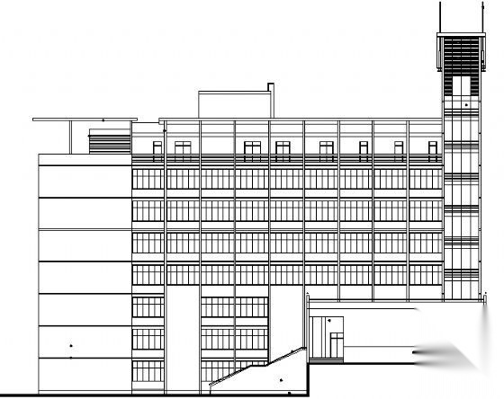 万洲公安局建筑施工图