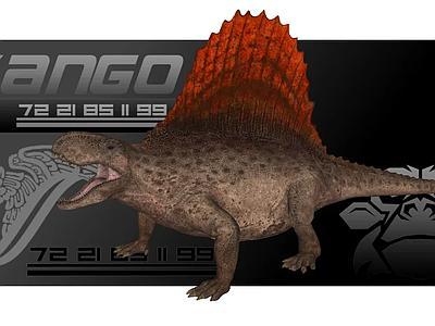 恐龙 Dimetrodon - Xango3d - （+52） 612 104 7430