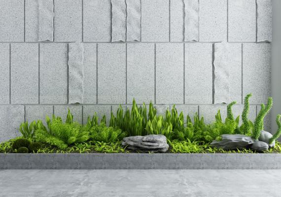 现代绿植花坛景观