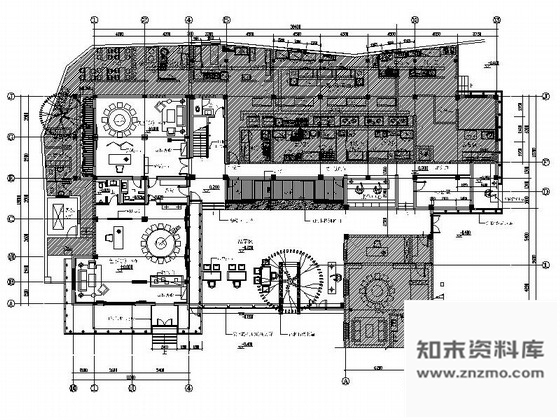 施工图北京极致特色古典会所室内改造设计装修施工图含效果