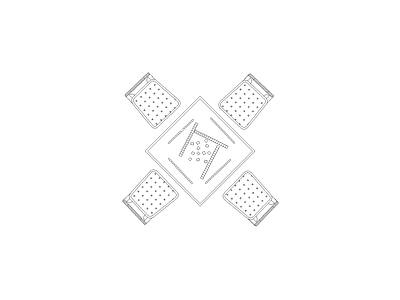 桌椅 总图块