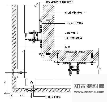 图块/节点阳角大样图1