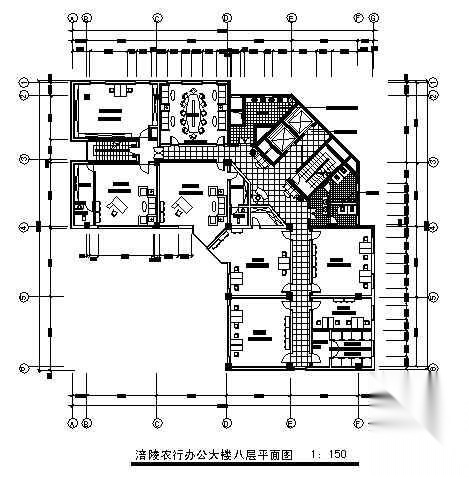 某市银行装修图