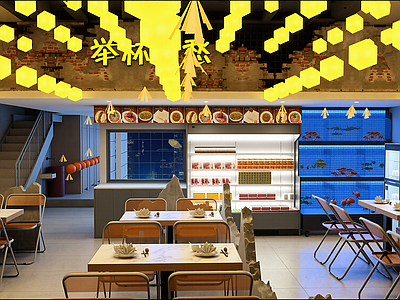 工业烧烤烤肉店