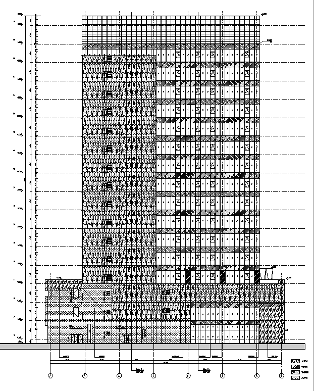 [上海]高层商业办公综合体建筑项目全套审图版