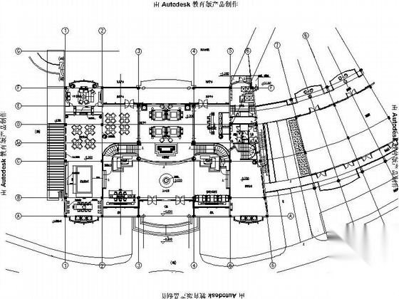 [武汉]某会所入口大堂装修图