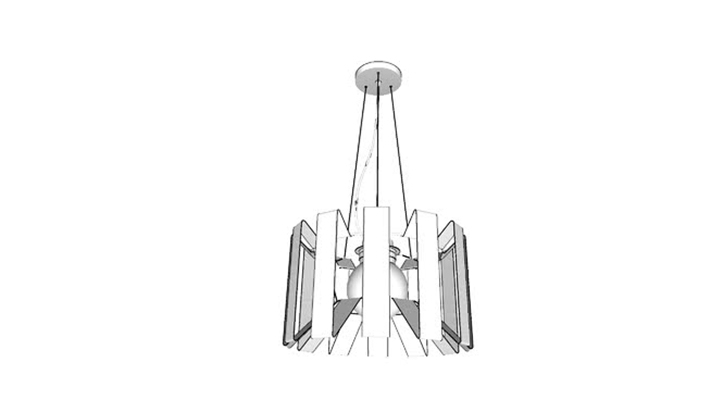 吊灯 草图大师模型