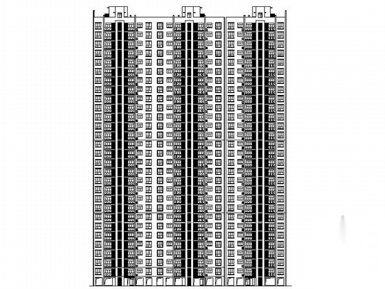 [江西]框架剪力结构住宅区规划设计施工图（知名设计院）