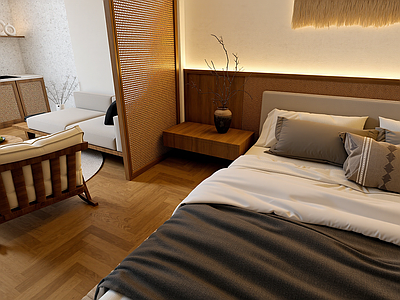 侘寂酒店客房