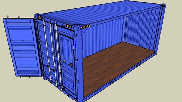集装箱 草图大师模型
