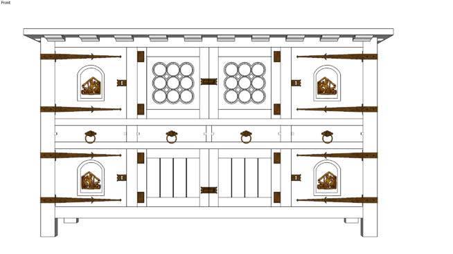 这是一个5号面包店。 碗架 其他 家具 中式柜橱 家居物品