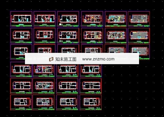 三层别墅空间平面装修图