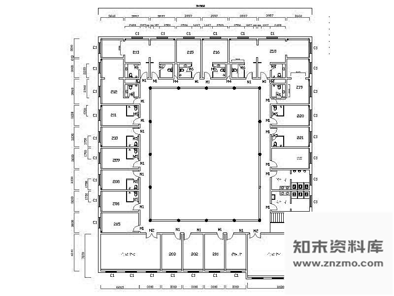 施工图某宾馆装修施工图