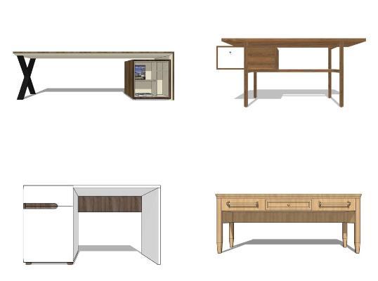 现代风格书桌 电脑桌 办公桌