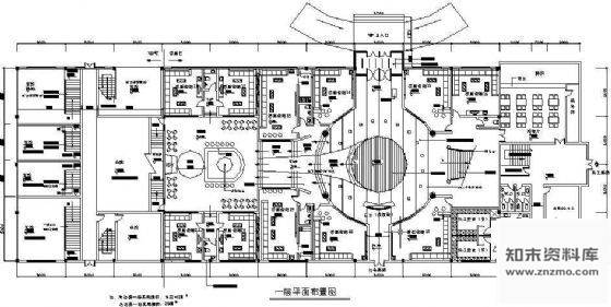 施工图某休闲会所装修图纸