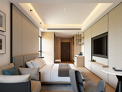 现代酒店客房